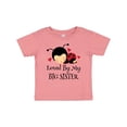 thumbnail image 1 of Inktastic Little Sister Ladybug Girls Baby T-Shirt, 1 of 5