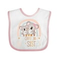 thumbnail image 1 of Inktastic Little Sister Newborn Baby Girls’ Boys or Girls Baby Bib, 1 of 4