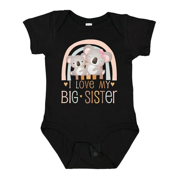 Inktastic Little Sister Newborn Baby Girls’ Boys or Girls Baby Bodysuit