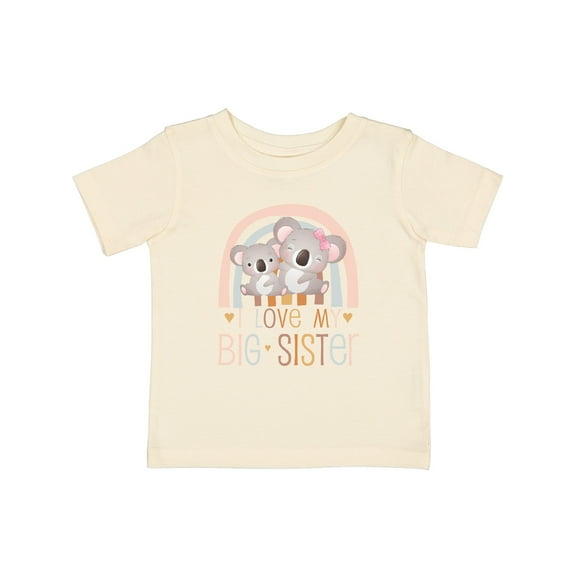 Inktastic Little Sister Newborn Baby Girls’ Boys or Girls Baby T-Shirt