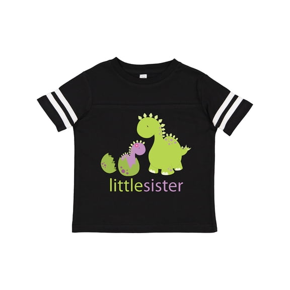 Inktastic Little Sister Purple Girls Toddler T-Shirt