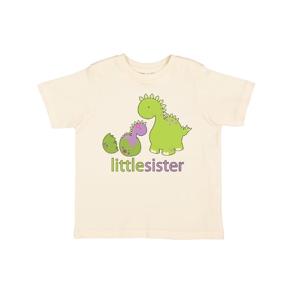 Inktastic Little Sister Purple Girls Toddler T-Shirt