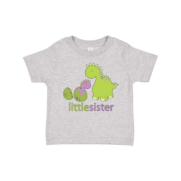 Inktastic Little Sister Purple Girls Toddler T-Shirt