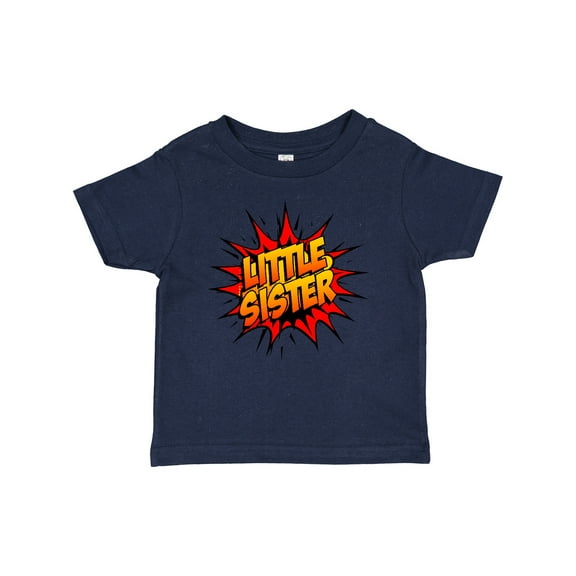 Inktastic Little Sister Super Hero Girls Baby T-Shirt