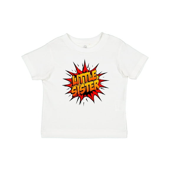 Inktastic Little Sister Super Hero Girls Baby T-Shirt