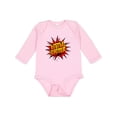 thumbnail image 1 of Inktastic Little Sister Super Hero Girls Long Sleeve Baby Bodysuit, 1 of 5