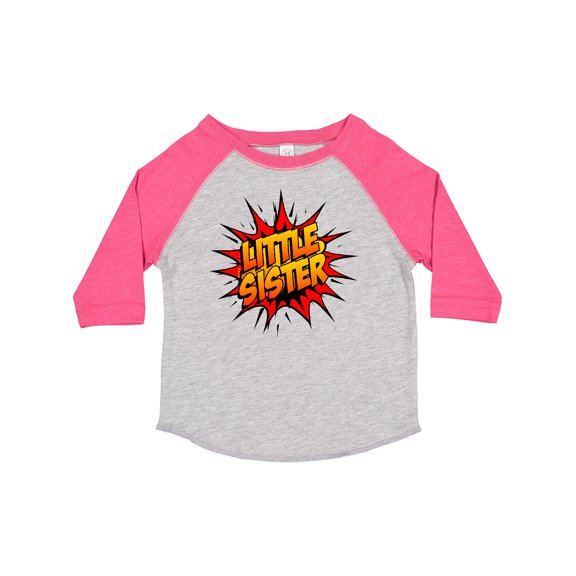 Inktastic Little Sister Super Hero Girls Toddler T-Shirt
