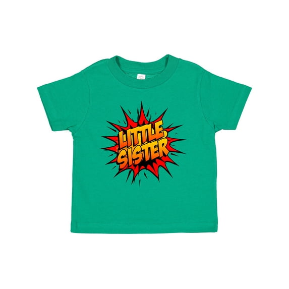 Inktastic Little Sister Super Hero Girls Toddler T-Shirt