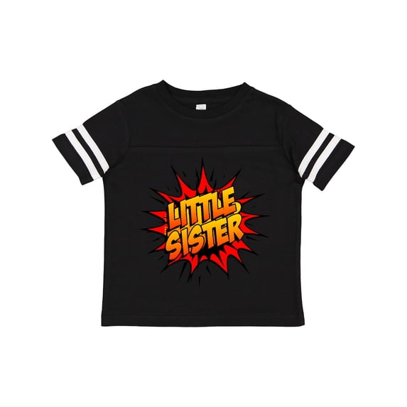 Inktastic Little Sister Super Hero Girls Toddler T-Shirt