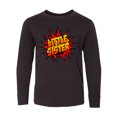 thumbnail image 1 of Inktastic Little Sister Super Hero Long Sleeve Youth T-Shirt, 1 of 5