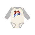 thumbnail image 1 of Inktastic Little Sister Superhero Girls Long Sleeve Baby Bodysuit, 1 of 5