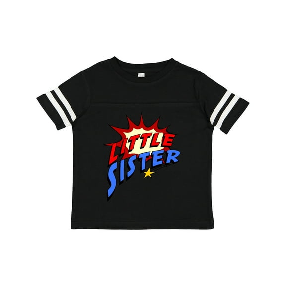 Inktastic Little Sister Superhero Girls Toddler T-Shirt