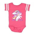 thumbnail image 1 of Inktastic Little Sister Unicorn Girls Baby Bodysuit, 1 of 5