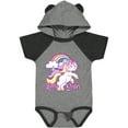 thumbnail image 1 of Inktastic Little Sister Unicorn Girls Baby Bodysuit, 1 of 5