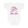 thumbnail image 1 of Inktastic Little Sister Unicorn Girls Baby Bodysuit, 1 of 5