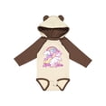 thumbnail image 1 of Inktastic Little Sister Unicorn Girls Long Sleeve Baby Bodysuit, 1 of 5