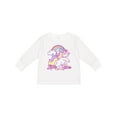 thumbnail image 1 of Inktastic Little Sister Unicorn Girls Long Sleeve Toddler T-Shirt, 1 of 5