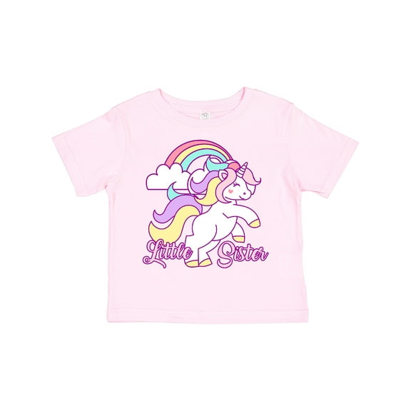 Inktastic Little Sister Unicorn Girls Toddler T-Shirt