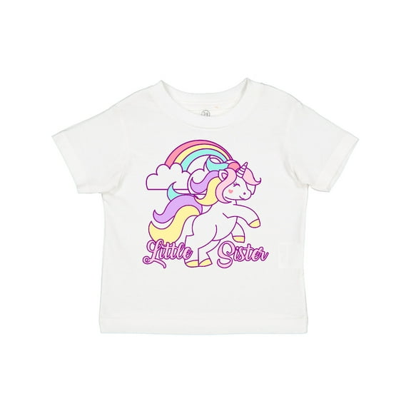 Inktastic Little Sister Unicorn Girls Toddler T-Shirt