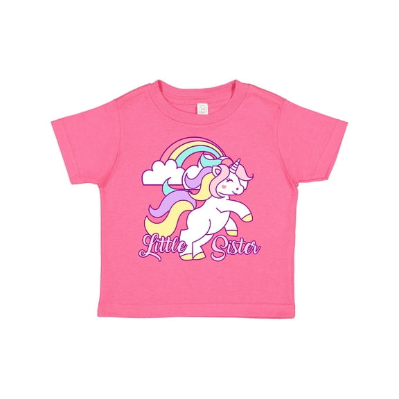 Inktastic Little Sister Unicorn Girls Toddler T-Shirt