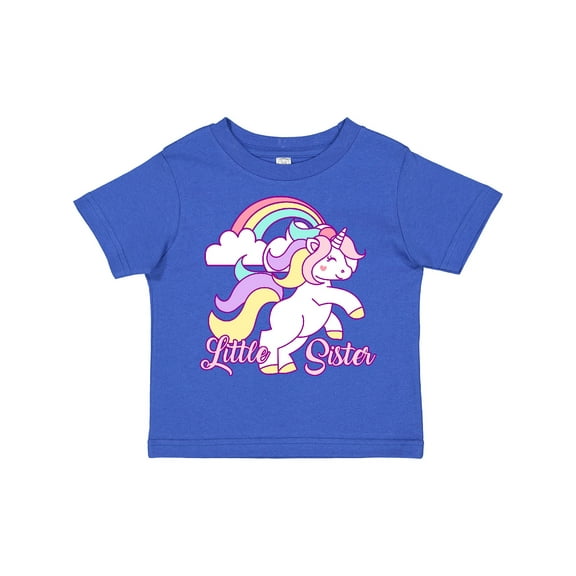 Inktastic Little Sister Unicorn Girls Toddler T-Shirt