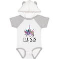 thumbnail image 1 of Inktastic Little Sister Unicorn Lil Sis Girls Baby Bodysuit, 1 of 5