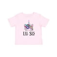 thumbnail image 1 of Inktastic Little Sister Unicorn Lil Sis Girls Baby T-Shirt, 1 of 5