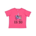 thumbnail image 1 of Inktastic Little Sister Unicorn Lil Sis Girls Toddler T-Shirt, 1 of 5