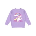 thumbnail image 1 of Inktastic Little Sister Unicorn Toddler Sweatshirt, 1 of 4