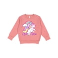 thumbnail image 1 of Inktastic Little Sister Unicorn Toddler Sweatshirt, 1 of 4