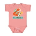 thumbnail image 1 of Inktastic Little Sister Woodland Fox Girls Girls Baby Bodysuit, 1 of 5