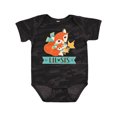 thumbnail image 1 of Inktastic Little Sister Woodland Fox Girls Girls Baby Bodysuit, 1 of 5