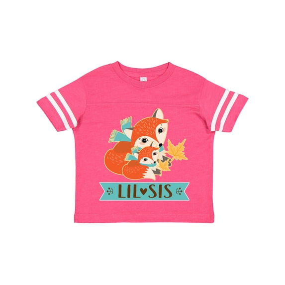 Inktastic Little Sister Woodland Fox Girls Girls Toddler T-Shirt