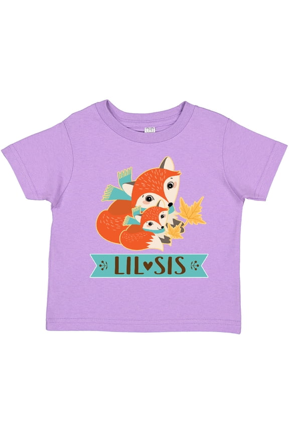 Little Sister Woodland Fox Girls Girls Toddler T-Shirt