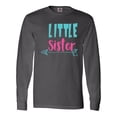 thumbnail image 1 of Inktastic Little Sister, Younger Sister, Arrow - Blue Pink Long Sleeve T-Shirt, 1 of 5