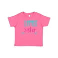 thumbnail image 1 of Inktastic Little Sister, Younger Sister, Arrow, Sibling Girls Baby T-Shirt, 1 of 5