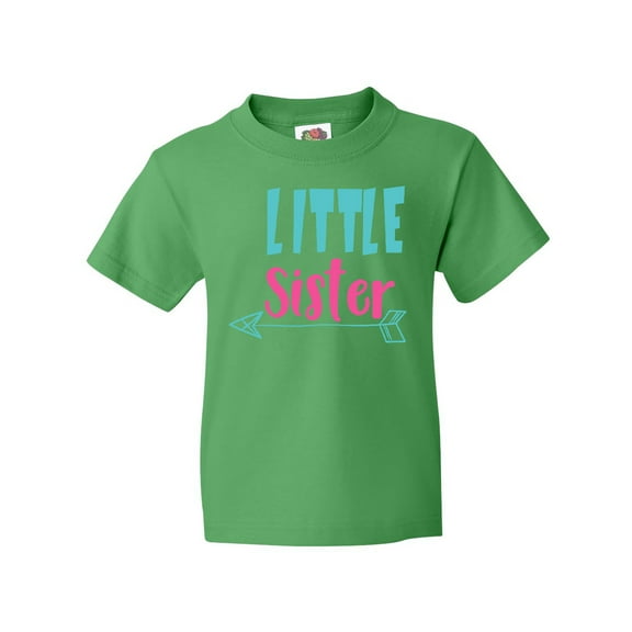 Inktastic Little Sister, Younger Sister, Arrow, Sibling Youth T-Shirt