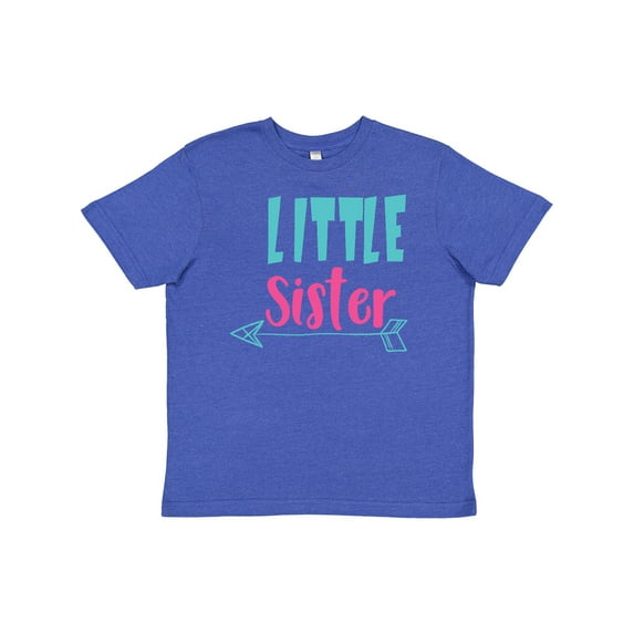 Inktastic Little Sister, Younger Sister, Arrow, Sibling Youth T-Shirt