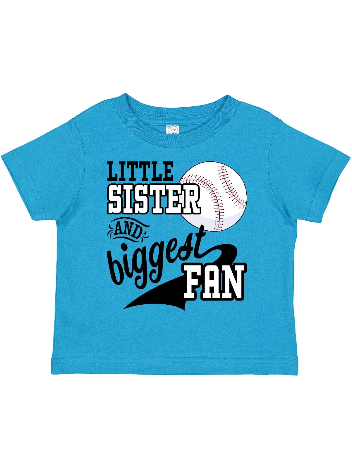 Funny Little Sister Biggest Fan Basketball Lovers Fans Girls T-Shirt