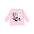 thumbnail image 1 of Inktastic Little Sister and Biggest Baseball Fan Girls Long Sleeve Toddler T-Shirt, 1 of 5