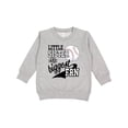 thumbnail image 1 of Inktastic Little Sister and Biggest Baseball Fan Toddler Sweatshirt, 1 of 4
