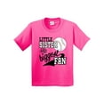 thumbnail image 1 of Inktastic Little Sister and Biggest Baseball Fan Youth T-Shirt, 1 of 5