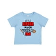 thumbnail image 1 of Inktastic Little Sister and Biggest Fan Baseball Glove and Bat Girls Baby T-Shirt, 1 of 5