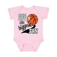 thumbnail image 1 of Inktastic Little Sister and Biggest Fan Basketball Player Girls Baby Bodysuit, 1 of 5