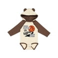 thumbnail image 1 of Inktastic Little Sister and Biggest Fan Basketball Player Girls Long Sleeve Baby Bodysuit, 1 of 5