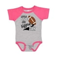 thumbnail image 1 of Inktastic Little Sister and Biggest Fan Football Player Girls Baby Bodysuit, 1 of 5