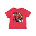 thumbnail image 1 of Inktastic Little Sister and Biggest Fan Football Player Girls Baby T-Shirt, 1 of 5