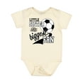 thumbnail image 1 of Inktastic Little Sister and Biggest Fan Soccer Player Girls Baby Bodysuit, 1 of 5