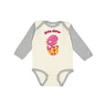 thumbnail image 1 of Inktastic Little Sister-dino Girls Long Sleeve Baby Bodysuit, 1 of 5