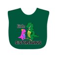thumbnail image 1 of Inktastic Little Sistersaurus Girls Baby Bib, 1 of 4